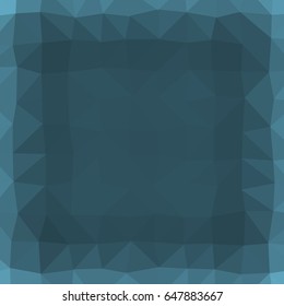 light blue color polygonal background consist of triangle. vector illustration