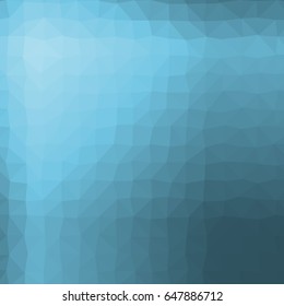 light blue color polygonal background consist of triangle. vector illustration