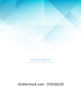 Light blue color polygonal shape background