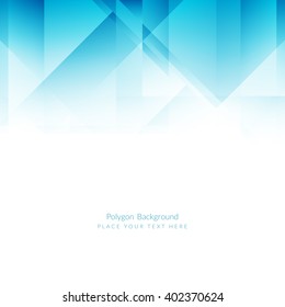 Light blue color polygonal shape background