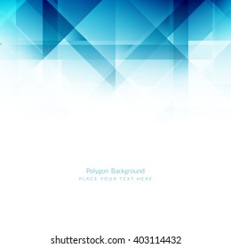 Fondo de forma poligonal de color azul claro