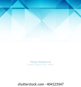Light blue color polygonal shape background