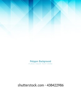 Light blue color polygonal shape background