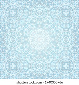 Color azul claro sin inconvenientes.Fondo floral.Diseño de baldosas florales.