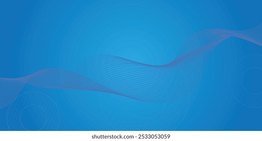 Light blue color wave vector background