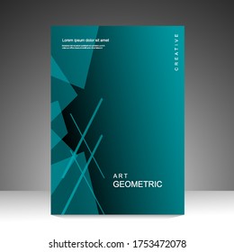 Diseño moderno de la cubierta azul claro. Informe anual. Plantilla de folleto, afiche, catálogo. Promoción simple de volante. de la barra Formato. Ilustración del vector