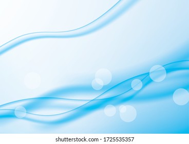 Imagen de fondo de curva azul clara