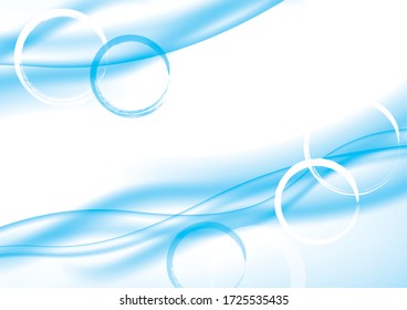 Imagen de fondo de curva azul clara