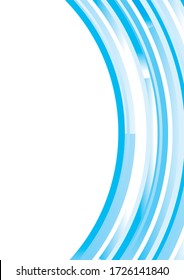 Light blue curve background image