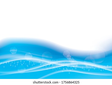 Light blue curve background image