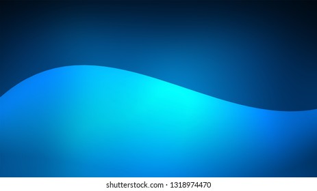 Light Blue Curve Simple