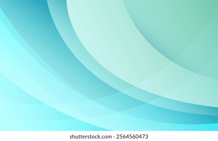 Light blue curved abstract background. Eps10 vector