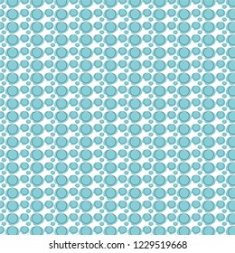 light blue curved shape circle dots polka pattern art abstract geometric design wallpaper concept retro modern vector background for web and print