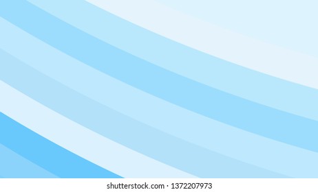 Light Blue Curved Stripes Background