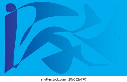 Light blue and dark blue mix background. This background is suitable for presentation backgrounds and laptop backgrounds and others.