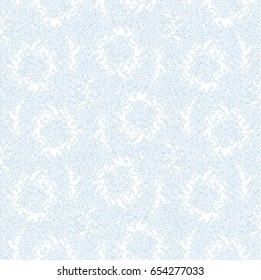 Light blue decorative pattern with rounded irregular shapes.  Abstract vector.
