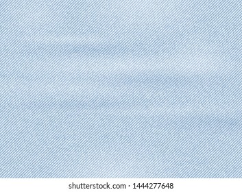 Light Blue Denim Texture. Vector Background