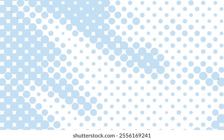 Light blue dot patterns create a mesmerizing abstract design with a flowing, wave-like effect. Perfect for modern textures, backgrounds, or graphic art