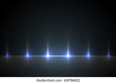 Light blue effect background for design. Light illustration backlit scenes.