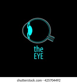 Light blue eye logo
