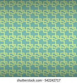 Light blue fancy seamless pattern in carpet style. Vivid, graphical design for curtain, banner, textile or other purpose. Equable tessellated repeatable backdrop.
