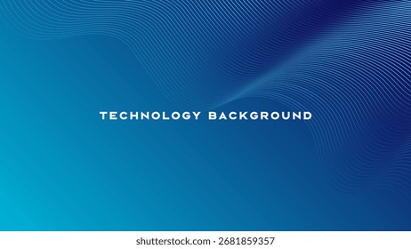 light blue futuristic technology background vector 4k