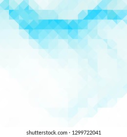 light blue geometric background. mosaic style. eps 10