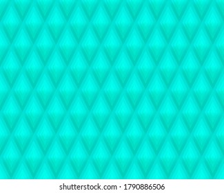 Light blue geometric background in origami style with gradient. Light blue vector polygonal rectangles illustration. Bright abstract rhombus mosaic background for design, print, web. Seamless vector.