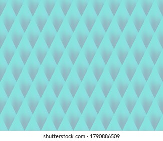 hellblauer geometrischer Hintergrund im Origami-Stil mit Farbverlauf. Hellblaue Vektorgrafik-Rechtecke, Illustration. Helles abstraktes Rhombus-Mosaik-Hintergrund für Design, Druck, Web. Nahtlose Vektorgrafik.