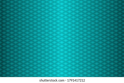 Light blue geometric background in origami style with gradient. Light blue vector polygonal rectangles illustration. Bright abstract rhombus mosaic background for design, print, web. Seamless vector.