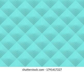 Light blue geometric background in origami style with gradient. Light blue vector polygonal rectangles illustration. Bright abstract rhombus mosaic background for design, print, web. Seamless vector.