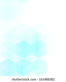 Light blue  geometric background. Vector eps10. 