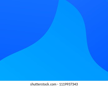 Light blue geometric background with wavy shapes, lines. Vector illustration. Dynamic motion style. Modern minimalist style