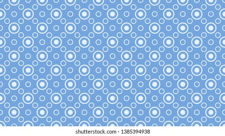 Light Blue Geometric Circle Background Pattern Vector Art