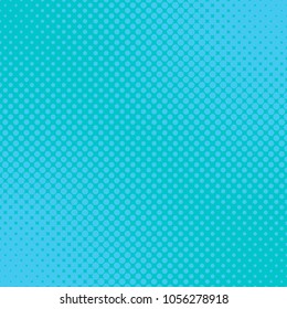 Light blue geometric halftone dot pattern background - vector illustration from circles