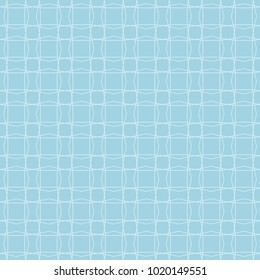 Light blue geometric ornament. Seamless pattern for web, textile and wallpapers