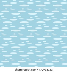 Light blue geometric ornament. Seamless pattern for web, textile and wallpapers