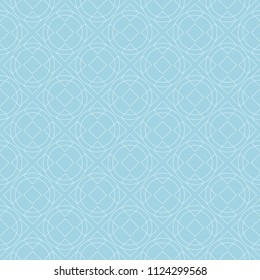 Light blue geometric print. Seamless pattern for web, textile and wallpapers