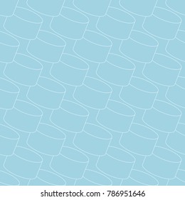 Light blue geometric print. Seamless pattern