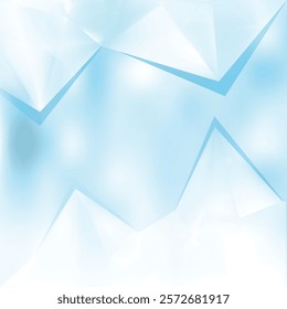 Light Blue Geometric Triangle Background Design