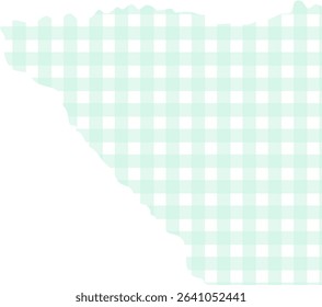 Light Blue Gingham Washi Tape Design