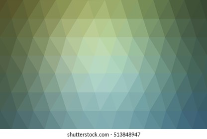 Light blue, green abstract mosaic template. Shining colored illustration in a brand-new style. Brand-new style for your business design.