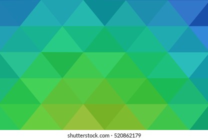 Light blue, green abstract mosaic pattern. Creative illustration in halftone style with gradient. A completely new design for your business.