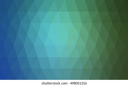 Light blue, green abstract polygonal template. A sample with polygonal shapes. The template can be used as a background for cell phones.