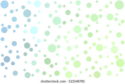 Light Blue Green abstract seamless pattern with circles. Geometry pattern for fabric. Textile background. Stock vector.