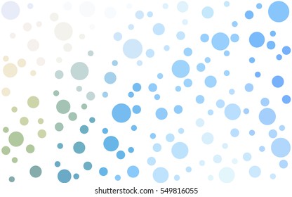 Light Blue Green abstract seamless pattern with circles. Geometry pattern for fabric. Textile background. Stock vector.