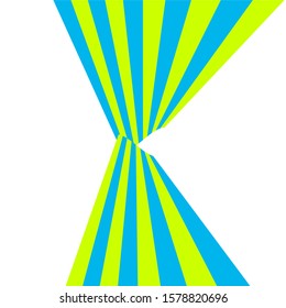Light blue and green background design Geometric lines The diagonals converge. Shaped like a wall