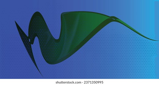 light blue, green and black background wave vector illustration abstrack , texture