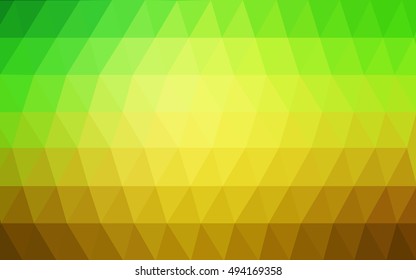 Light blue, green blurry triangle pattern. A completely new color illustration in a vague style. The polygonal design can be used for your web site.