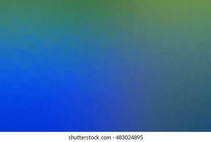 Light blue, green low poly pattern. A completely new color illustration in a vague style. A new texture for your design.